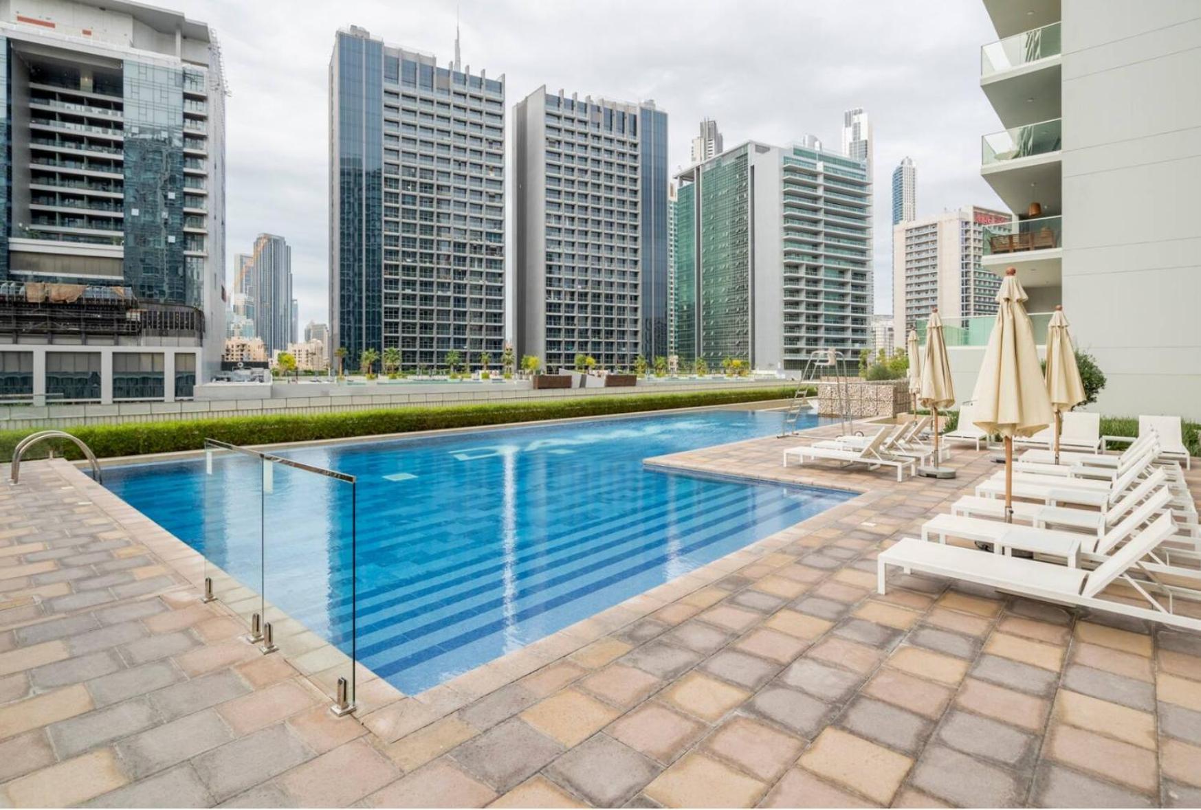 Luxury 2 Bedroom With Burj Khalifa View Dubaj Kültér fotó