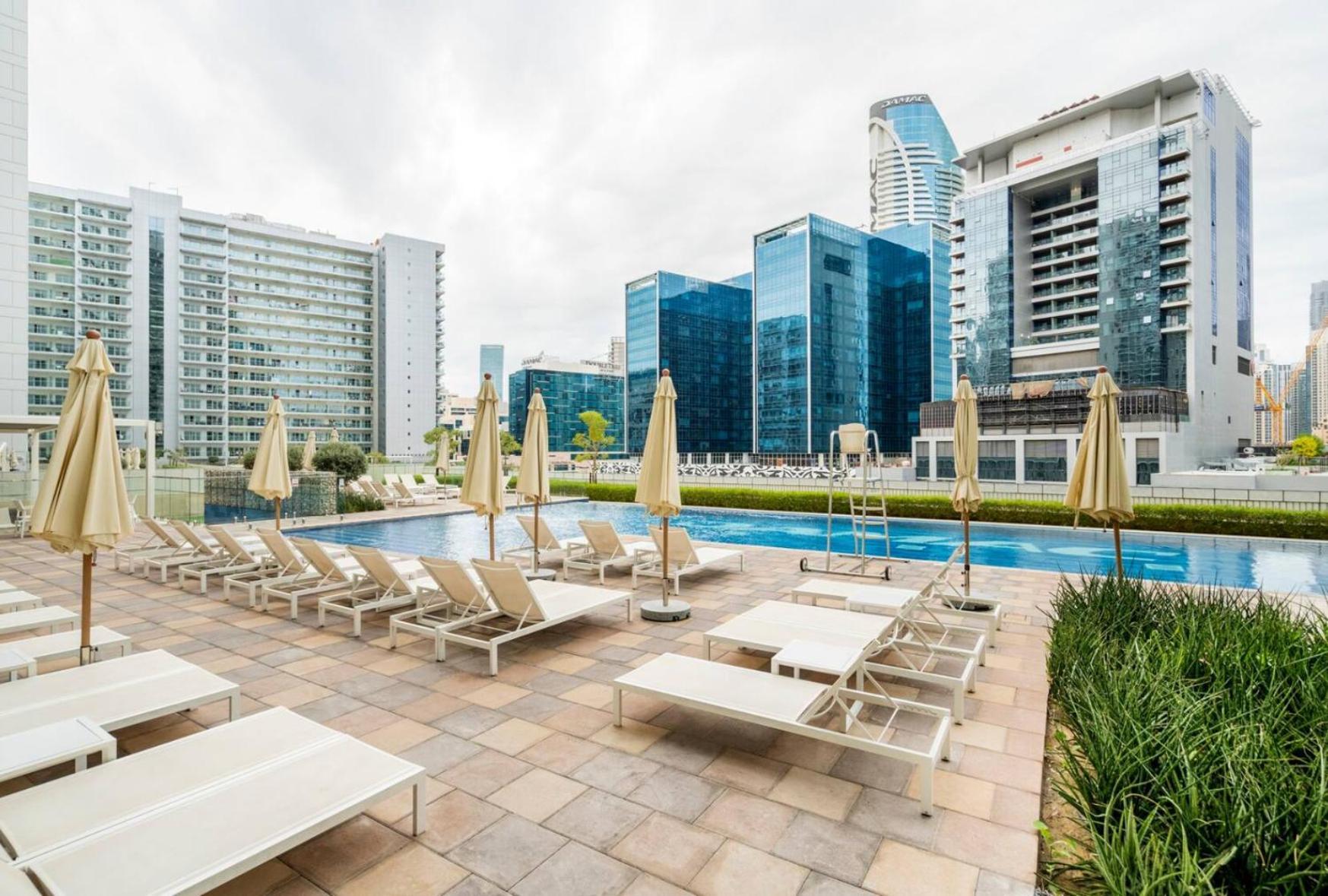 Luxury 2 Bedroom With Burj Khalifa View Dubaj Kültér fotó